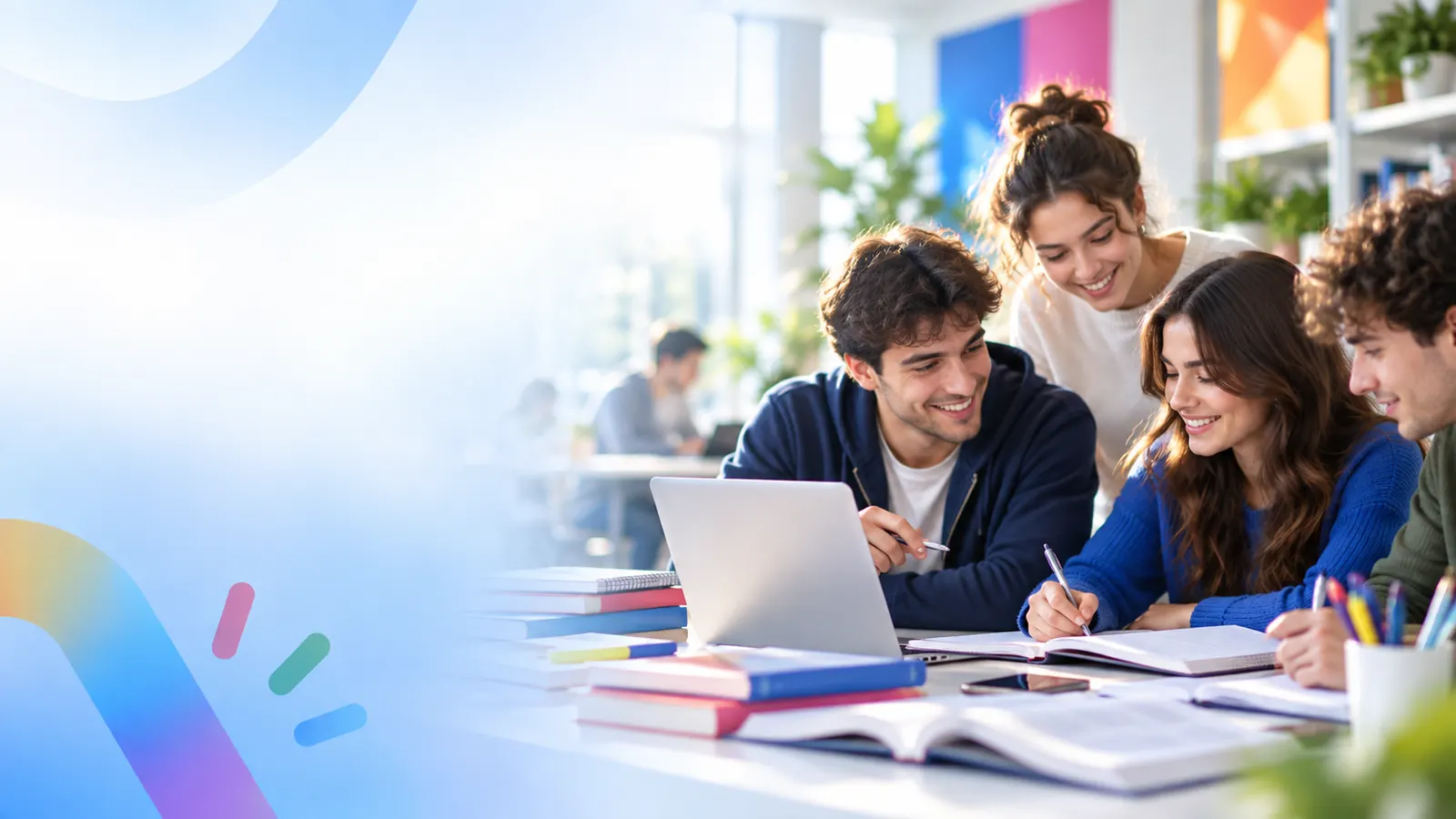 Studenti che preparano un esame insieme